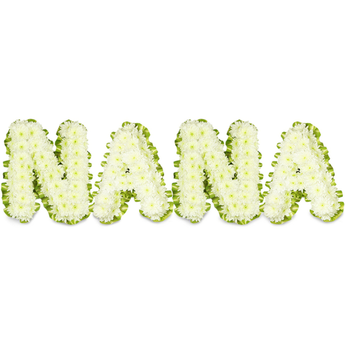 WHITE CHRYSANTHEMUMS NANA TRIBUTE